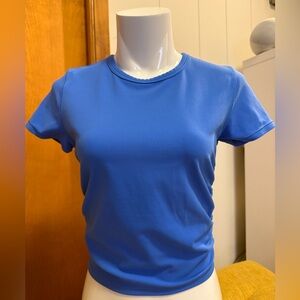 Lululemon All It Takes Nulu Short Sleeve Tee – Pipe Dream Blue – Size 6